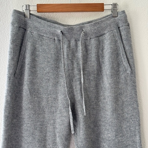 Gobi Cuffed Cashmere Jogger In Grey Size XL Elastic Waist Soft Comfy - Picture 4 of 8